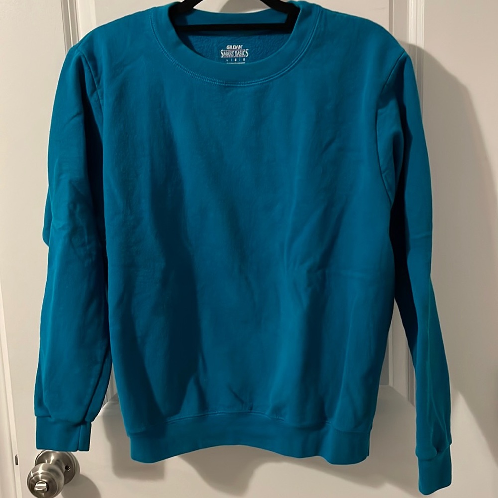 Gildan Smart Basics Crewneck / teal / size large (fits medium) / UVGC